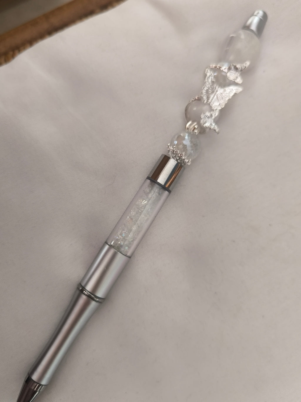 Stylo Fait Main - Perles Acrylique & Acier