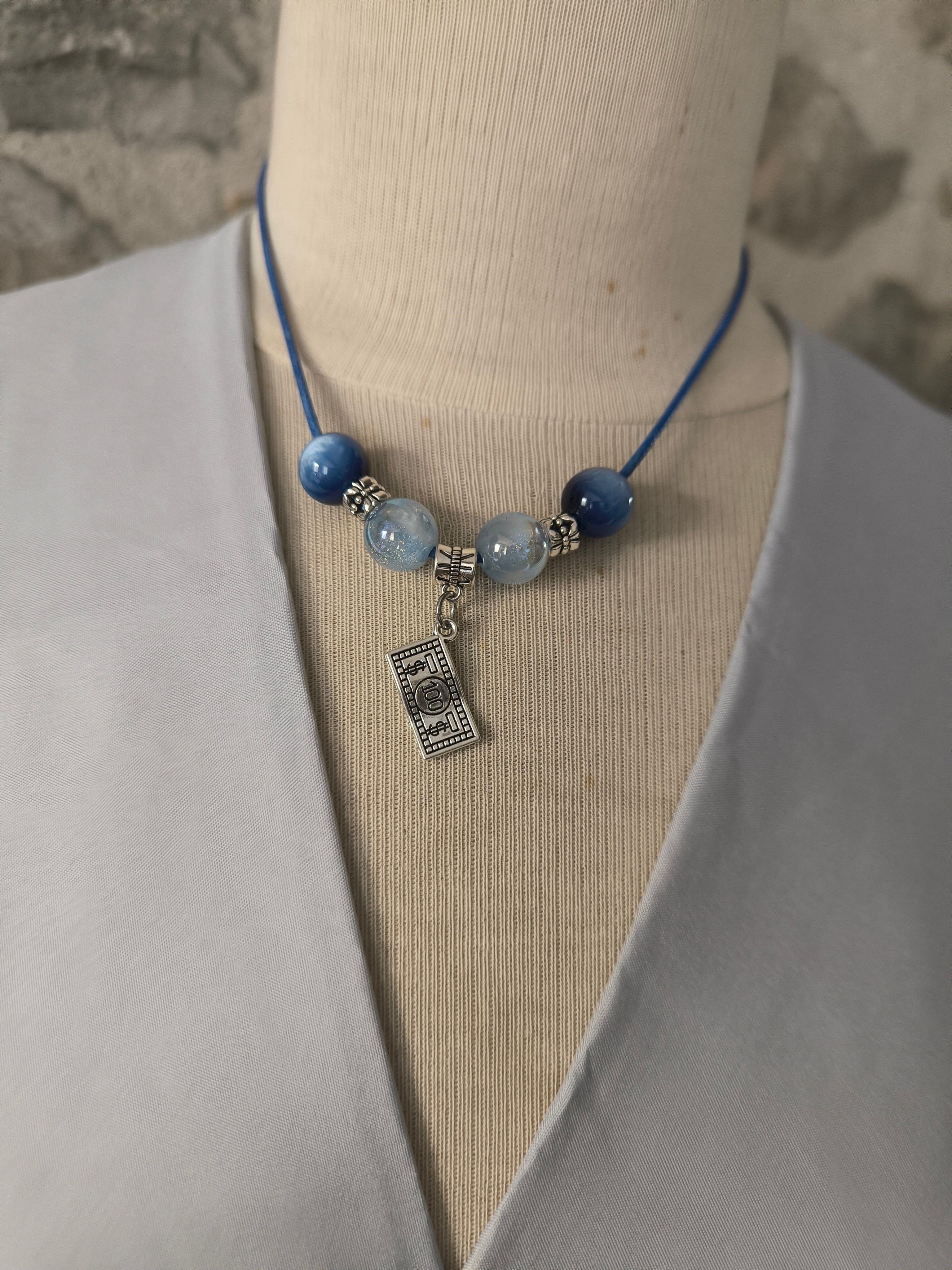 Collier artisanal perles & pendentif tendance – Fait main en France | Les Créas de Steffy