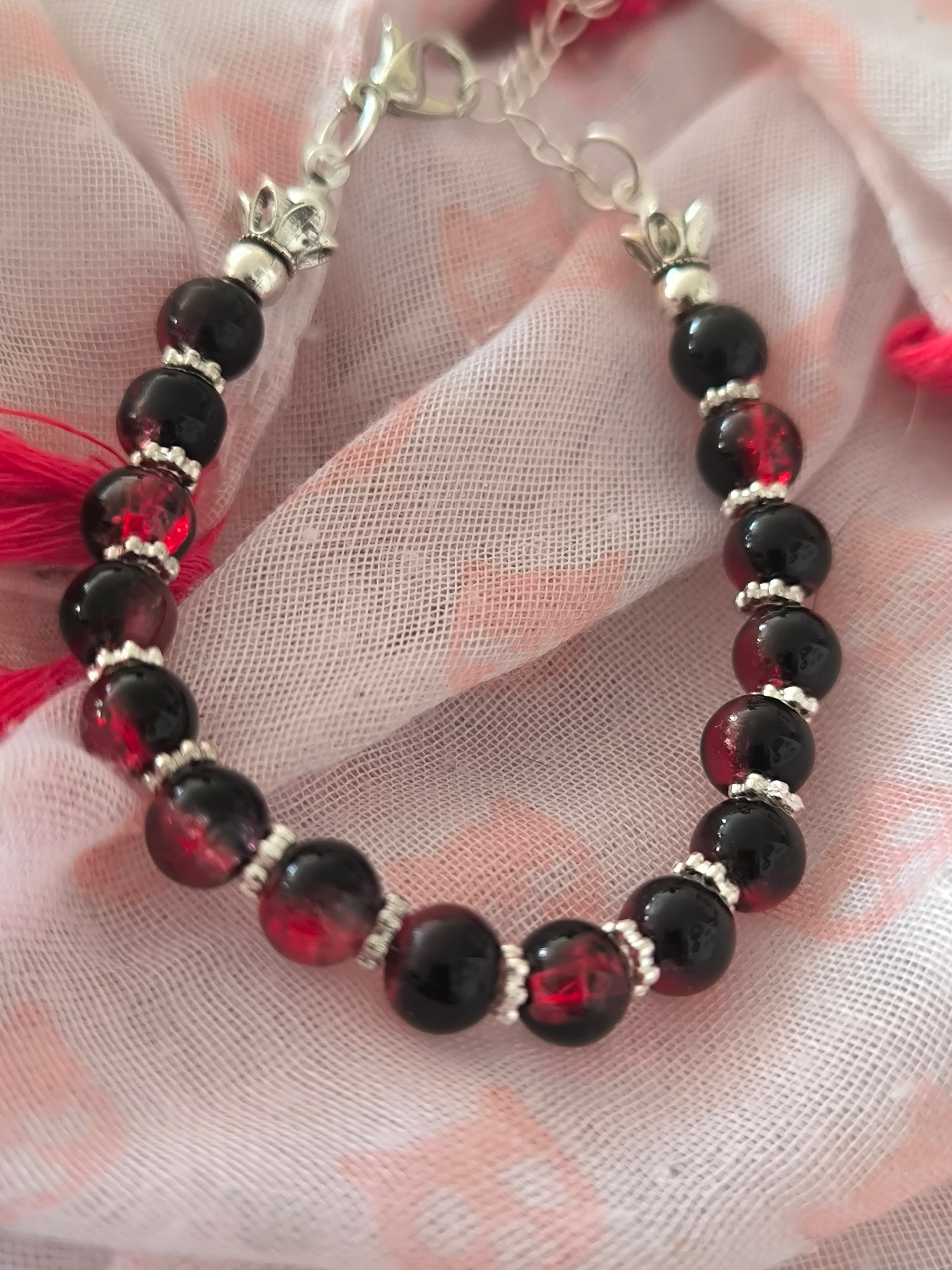 Bracelet en Perles de Verre Petite Taille –  Fait Main | Les Créas de Steffy