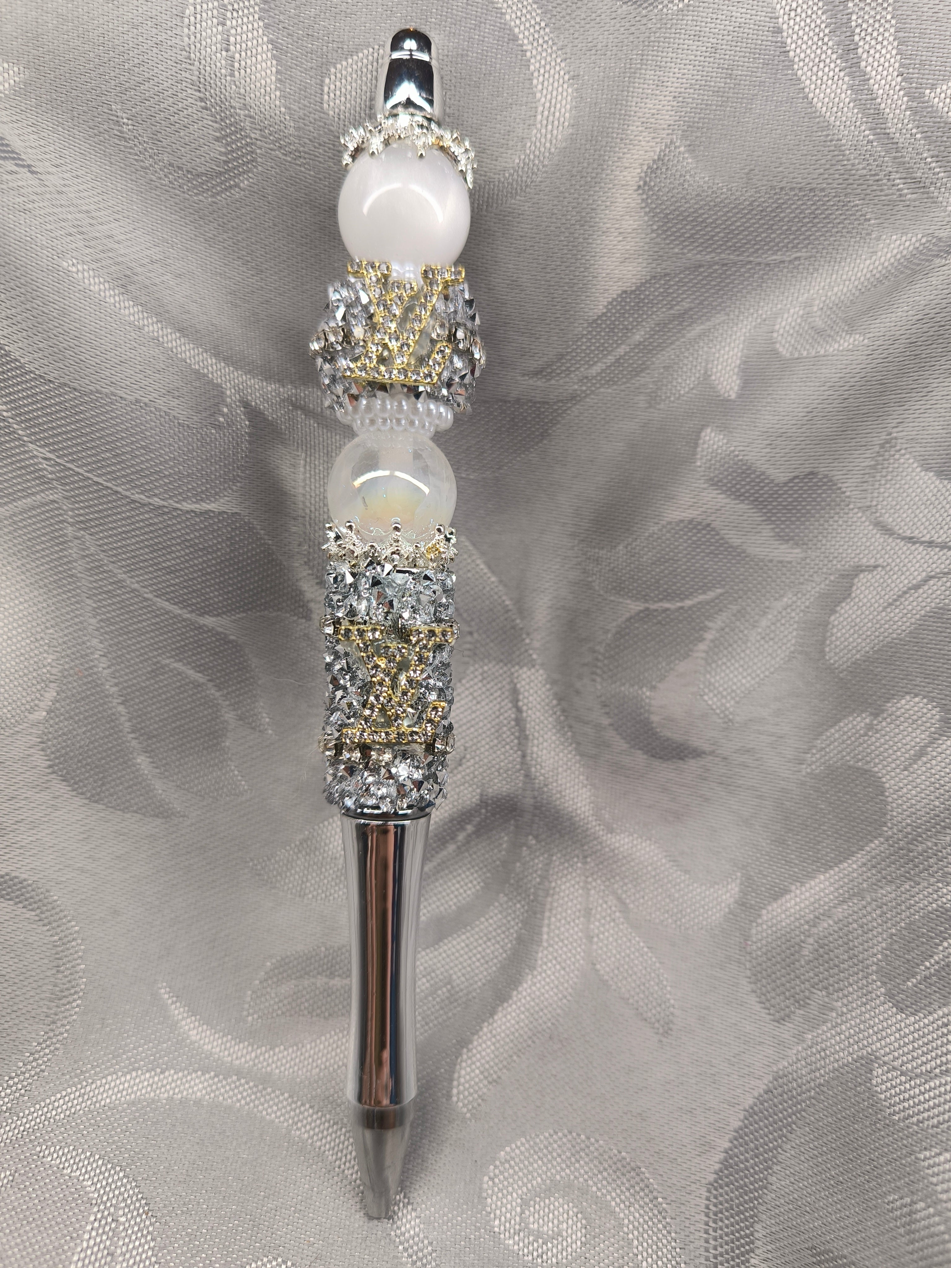 Stylos strass et paillettes – Style LV | à l'unité