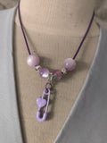Collier artisanal perles & pendentif délicat – Féminin & fait main | Les Créas de Steffy