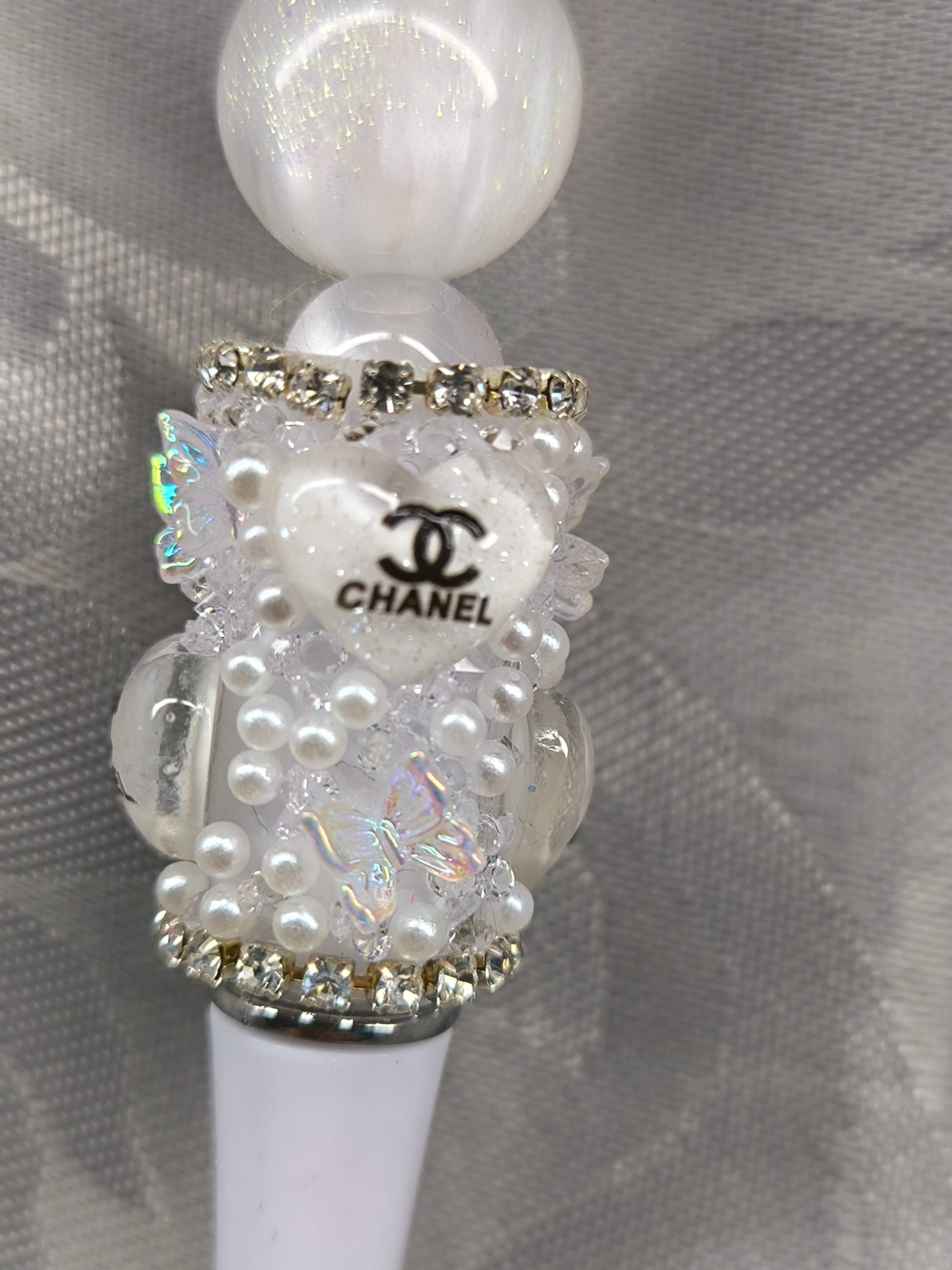 Stylo artisanal perles & strass – Inspiration chic fait main | Les Créas de Steffy