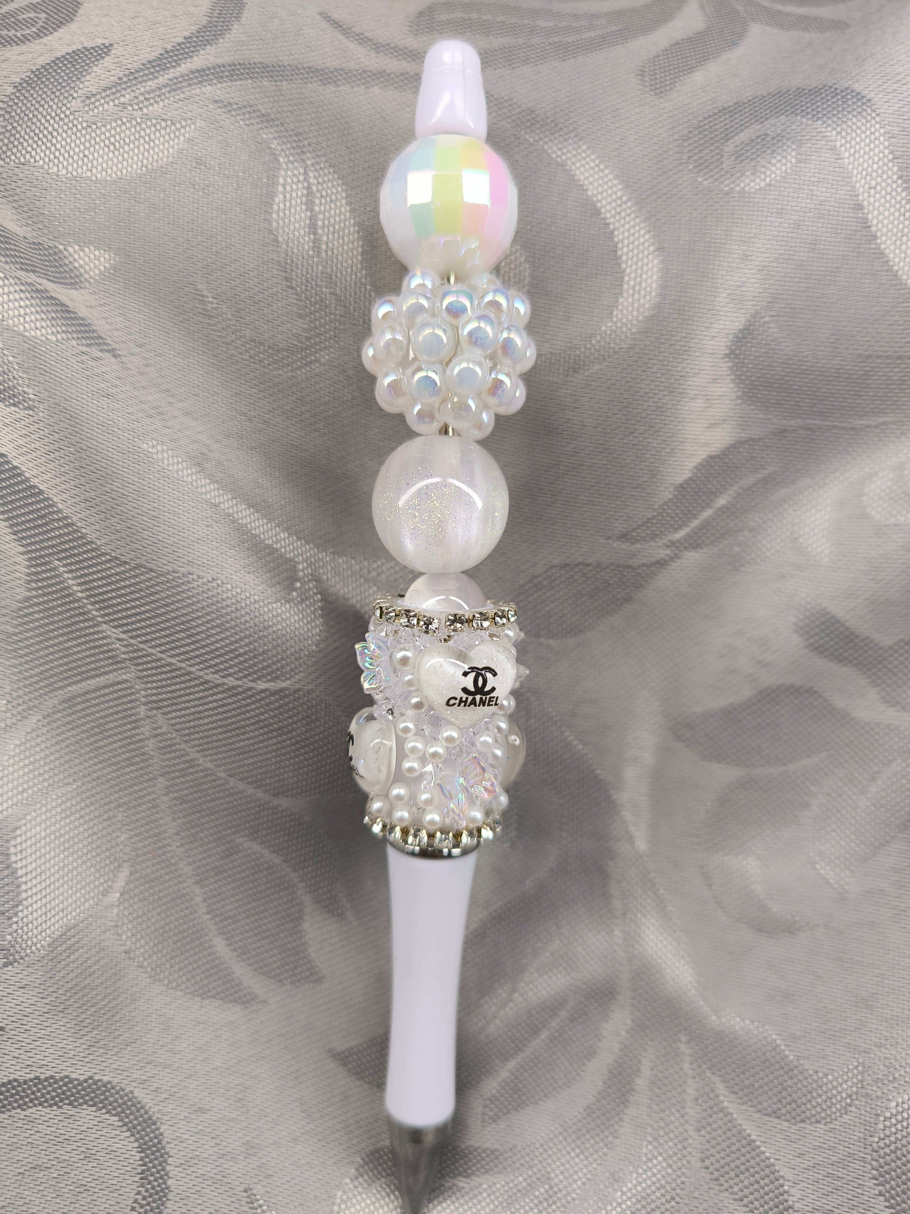 Stylo artisanal perles & strass – Inspiration chic fait main | Les Créas de Steffy