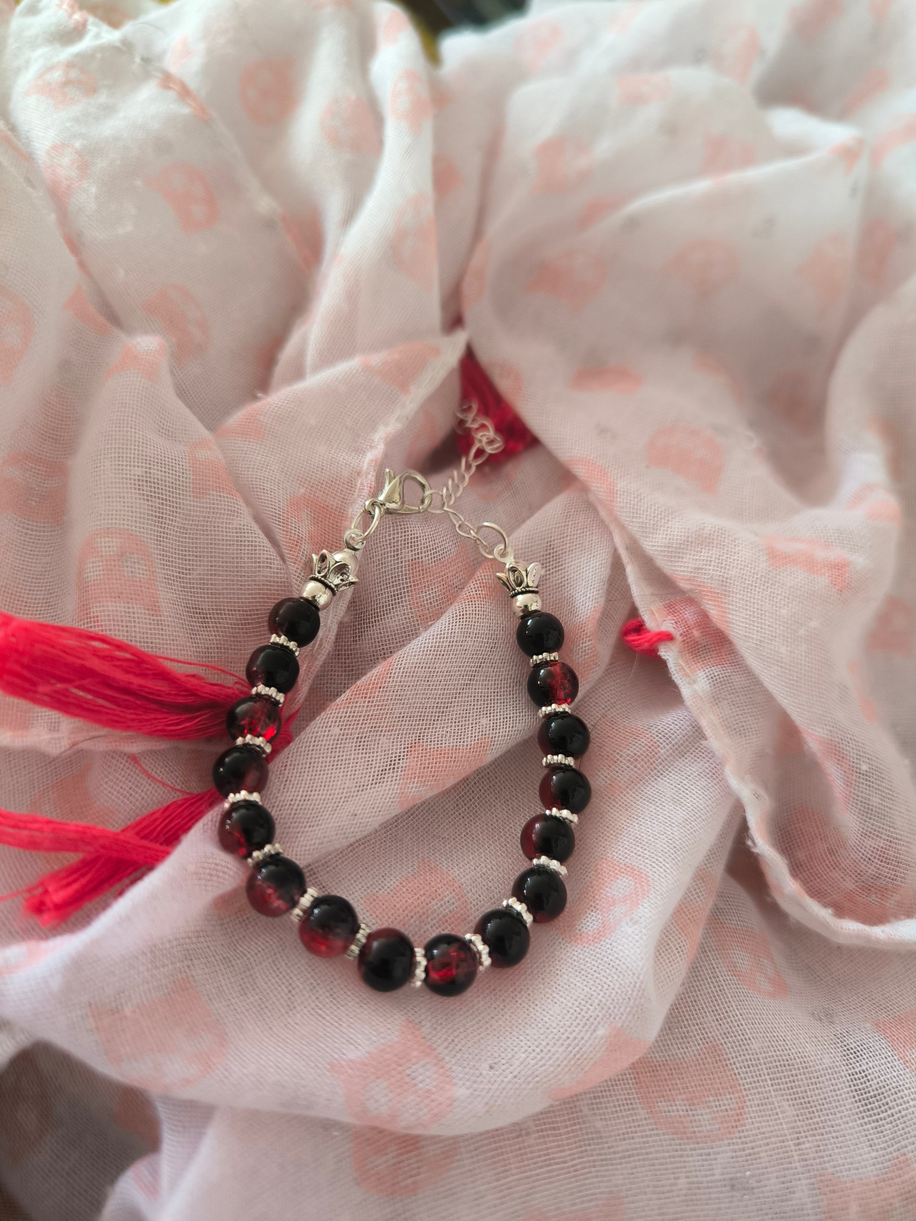 Bracelet en Perles de Verre Petite Taille –  Fait Main | Les Créas de Steffy